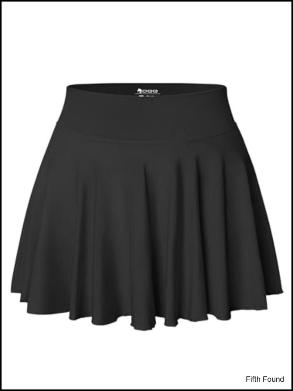 High Waisted Mini A-Line Skirt with Built-in Shorts and Pockets